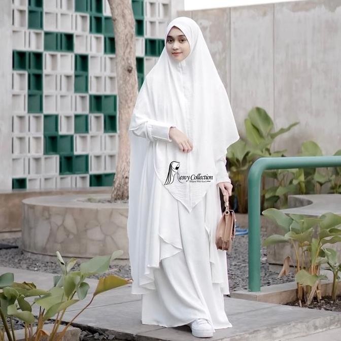 Gamis Syari Set Yumna Byresvy_Collection Mewah Elegant Simple Terbaik