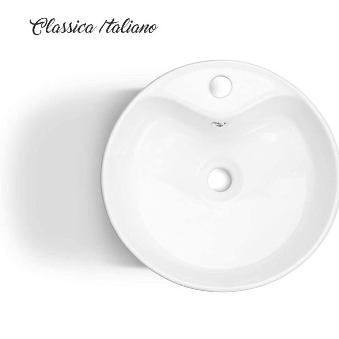 CO Classica Italiano Wastafel cuci tangan keramik modern minimalis + afur