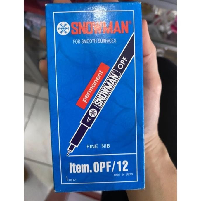 

Silahkan Order] Spidol OHP Snowman / Spidol OPF / Spidol OPM