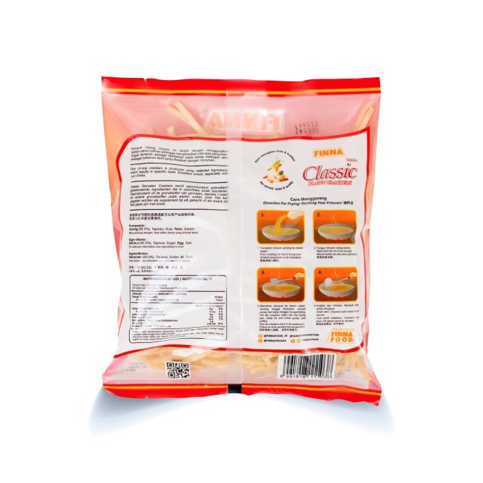 

FINNA CLASSIC STICK KERUPUK UDANG (PREMIUM)