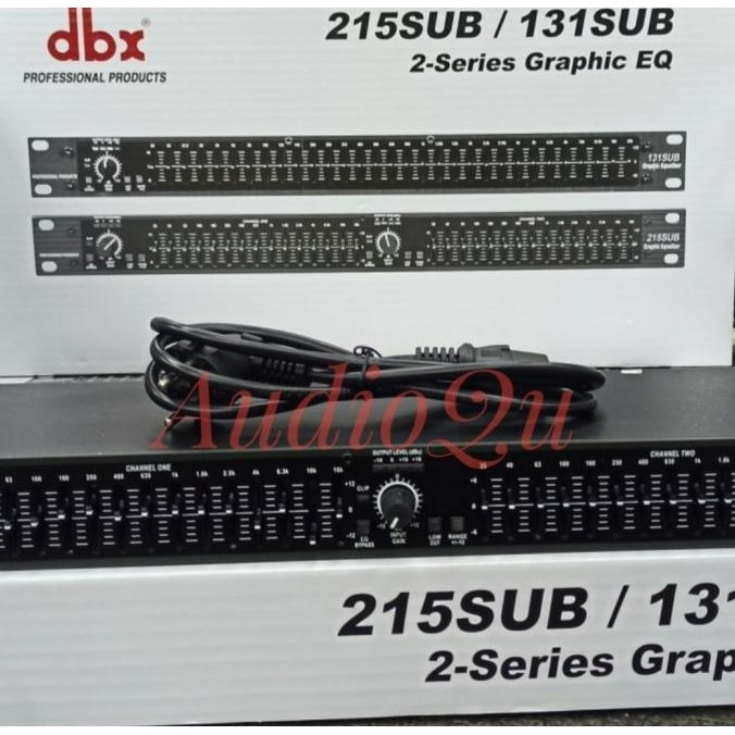 Promo Equalizer Dbx 215 Plus Subwoofer Grade A Plus Plus New Include Sub Out