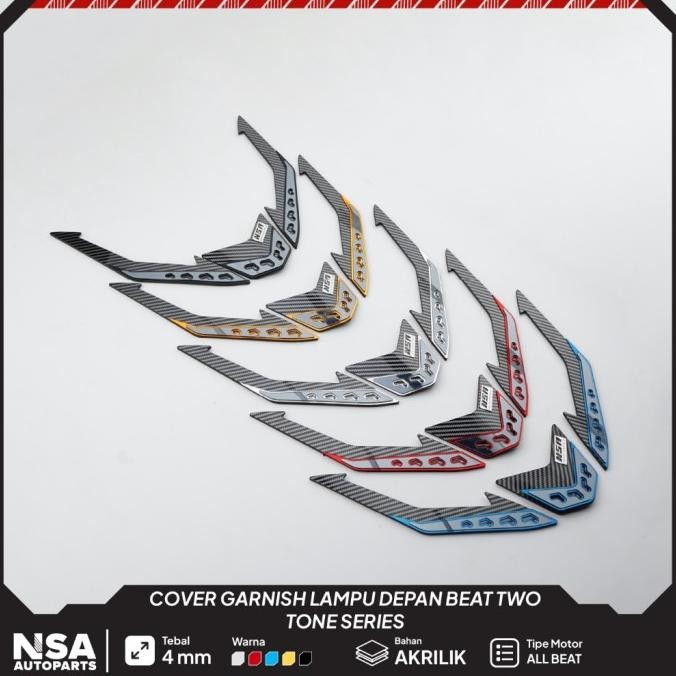 Garnish Lampu Depan Beat Cover Lampu Depan Beat Deluxe Fi Esp Street Karbu Aksesoris Beat Keren Garn