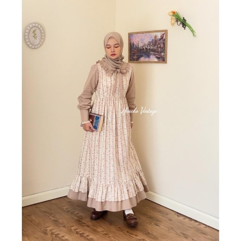 jg-56 Himeka Vintage - Viviana Dress - Coquette Cottagecore Dress - Vintage Dress Sale