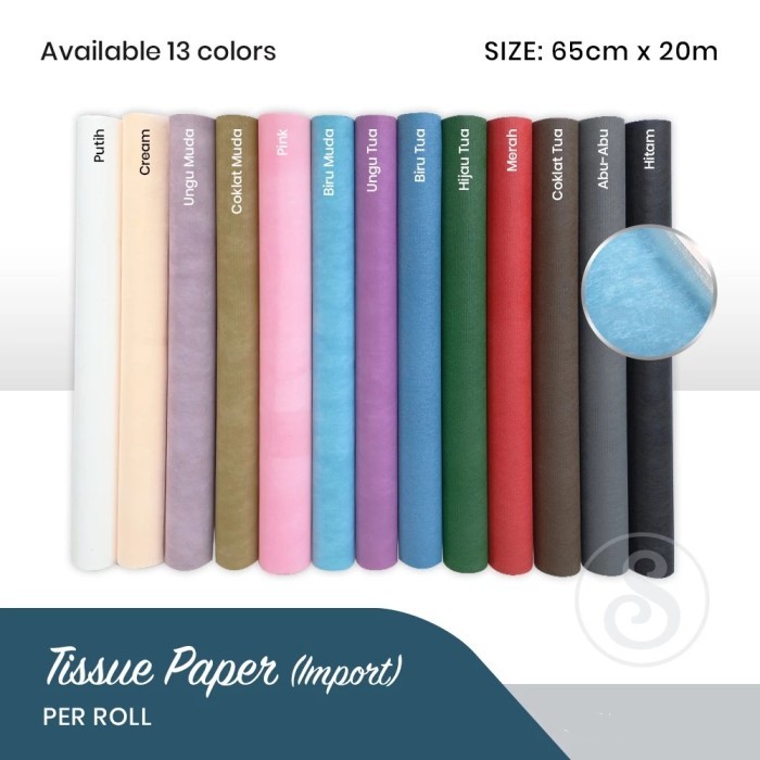 (PER ROLL) Kertas Tisu / Kertas Bunga