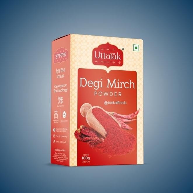 

'+'+'+'+] Degi Mirch Uttarak / Chili Deggi Mirchi Grounded India / Bubuk Cabe Cabai Warna Cerah