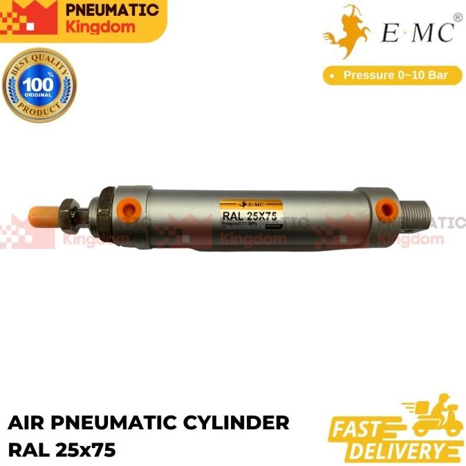 Air Cylinder RAL 25x75 Original EMC PNEUMATIC