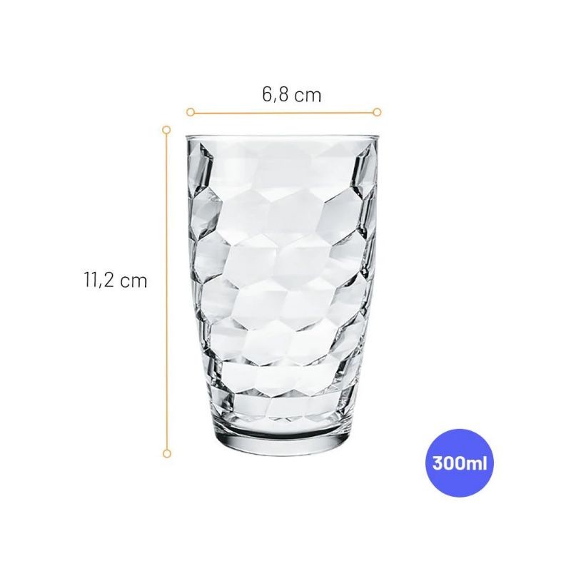 Gelas 300ml Nadir Tumbler Poema 7772 - 1pc