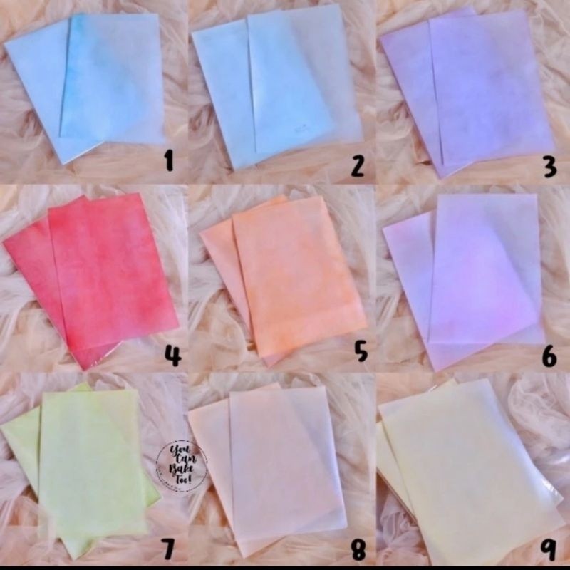 

Color Edible Wafer Paper 0.35mm