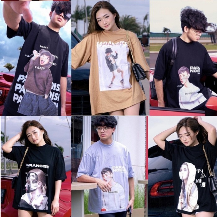 Paranoise T-Shirt Kaos Vol 9 Produk Original Limited Edition
