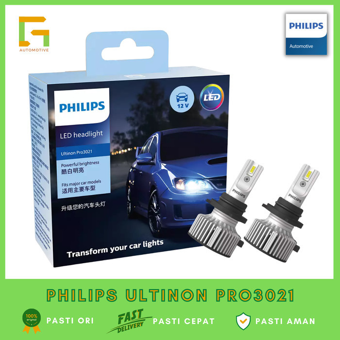Lampu Led Philips Ultinon Pro 3021 H4 H7 H11