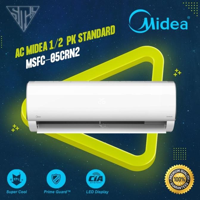 AC MIDEA 1/2 PK Standart MSFC 05CRN R32
