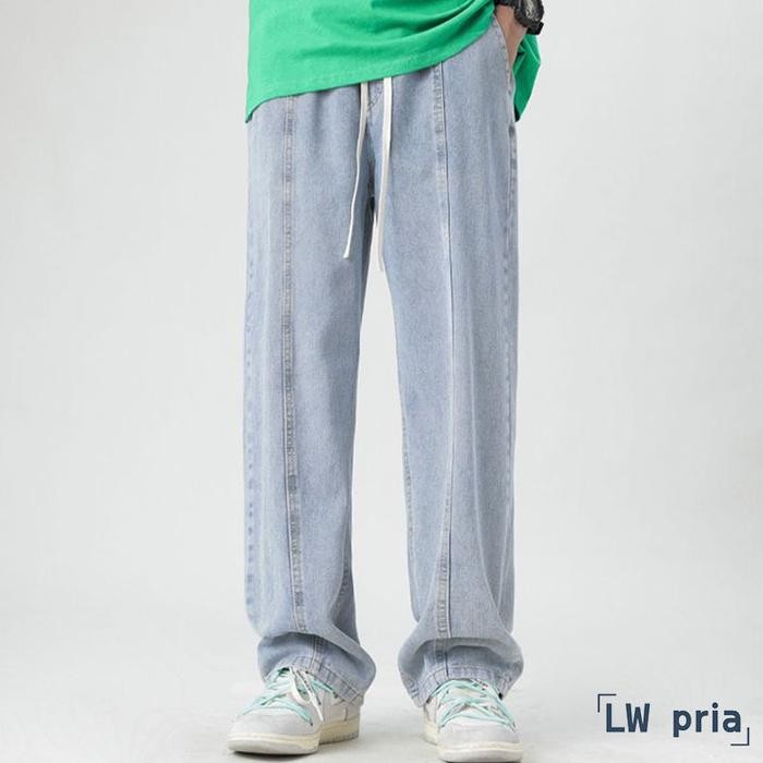 Celana Jeans Panjang Pria Jeans Korean Style Celana Kulot PriaKolor Pria Dewasa Tebal Celana Denim