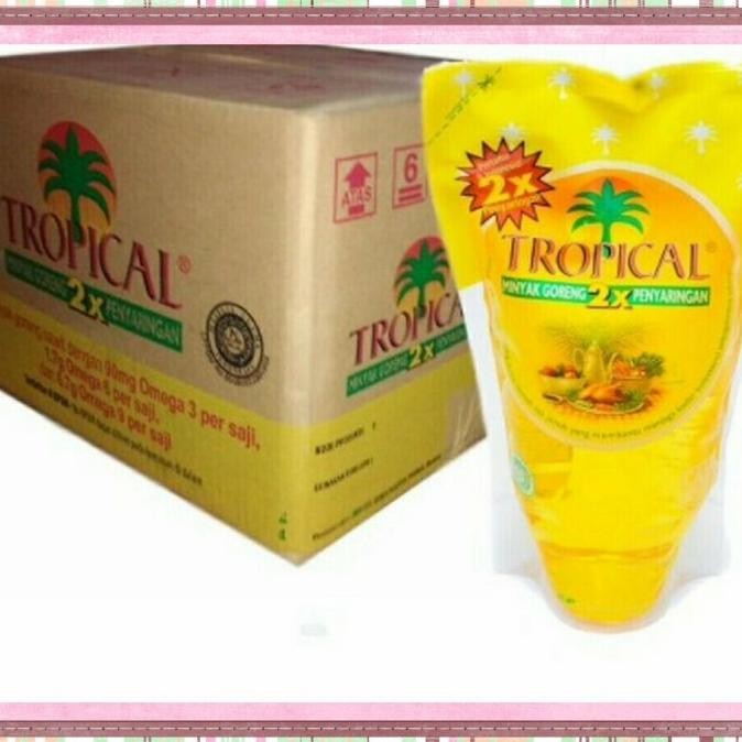 

Tropical Minyak Goreng Pouch 2X Penyaringan 2L X 1 Karton Isi 6 Pouch Original Dan Terpercaya