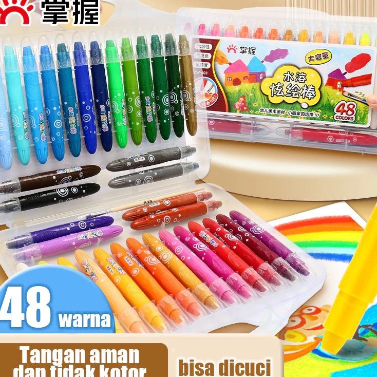 

Readygrap Edang Crayon 123648 Warna Water Oluable Crayon Rayon Mewarnai