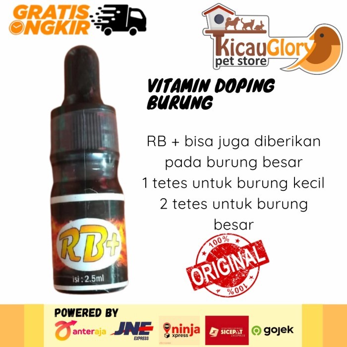 VITAMIN DOPING BURUNG PLECI RB + RB PLUS KODE 1086
