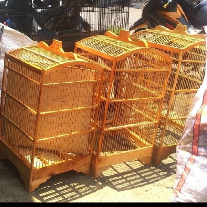 KANDANG BURUNG KAYU KOTAK KODE 964