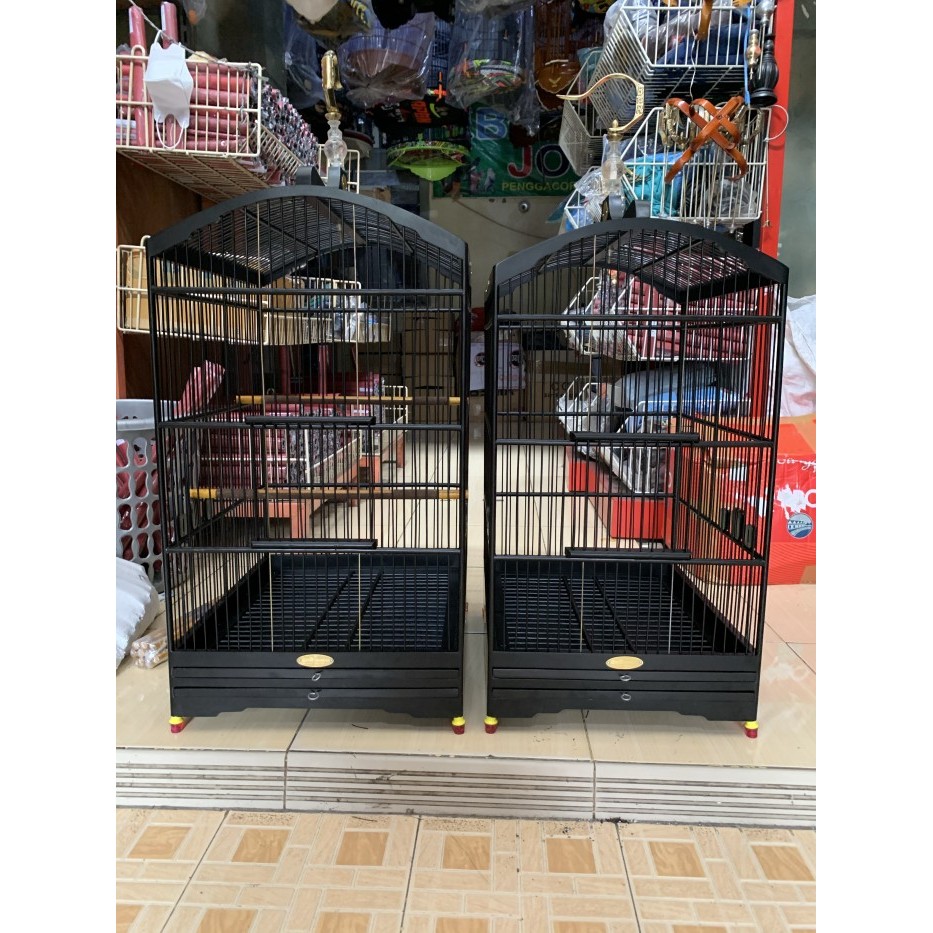 SANGKAR KANDANG KOTAK BNR BLACK DOFF NO 3 KODE 1114