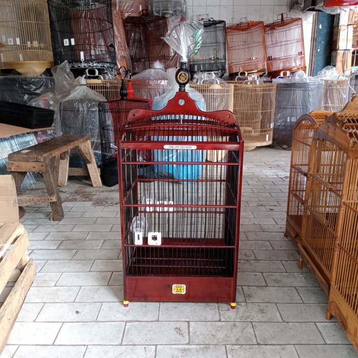 SANGKAR/KANDANG KOTAK ORIQ NO 2 COKLAT TUA TERBARU (GOJEK/GRAB) KODE 1224