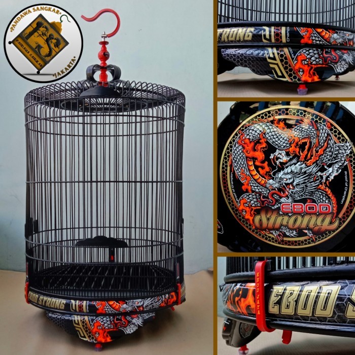 SANGKAR/KANDANG MURAI EBOD JAYA PVC DECAL STRONG KODE 688