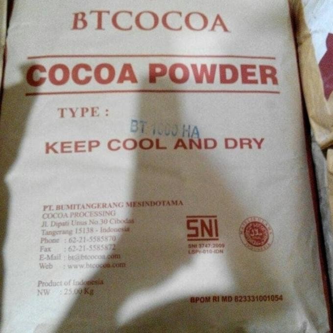

COKLAT BUBUK BT COCOA / JAVA DARK CLASSIC 1000 HA 1 KG ATAU 25 KG SAK