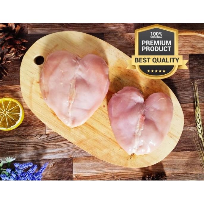 

READY DADA FILLET AYAM ORGANIK (500-600GR) BY LACTO FARM