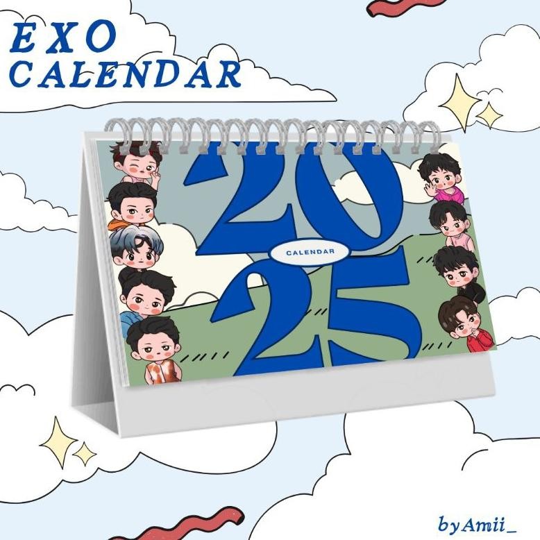 

Preorder EXO Desk Calendar 2025Kalender Meja EXO 2025 ukuran A5