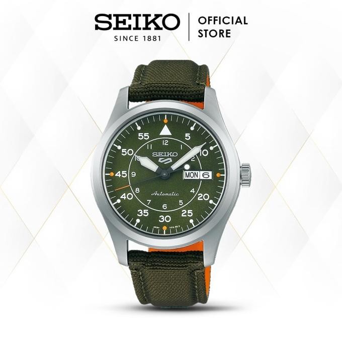promo jam tangan pria seiko 5 automatic srph29k1 fabric strap original