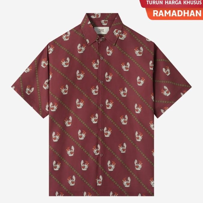 

READY BATIK PRINT TELUSUR KULTUR - CORAK NUSANTARA - AYAM COKLAT