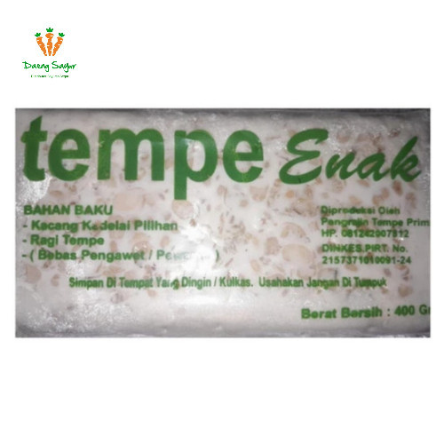

Tempe Enak Kemasan Plastik 400gr - 1pcs