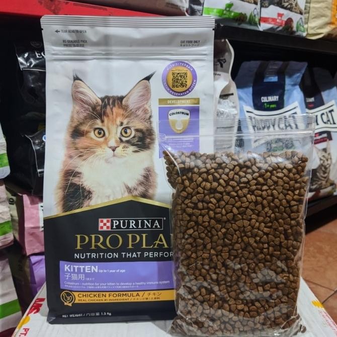

READY PROPLAN CAT KITTEN CHIKEN REPACK 1KG/ MAKANAN ANAK KUCING RASA AYAM