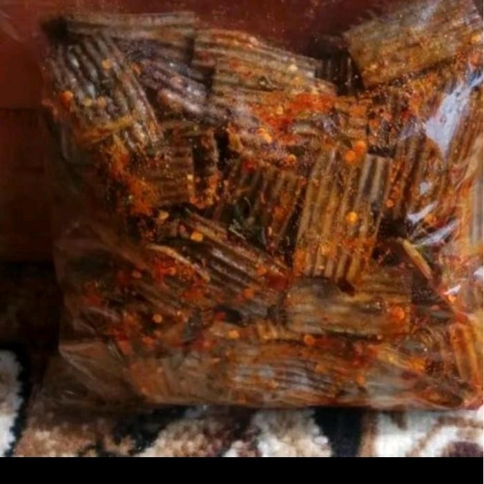 

SALE SEBLAK KERUPUK JENGKOL BANTAT VIRAL KEMASAN 1KG Food Snack Pedas
