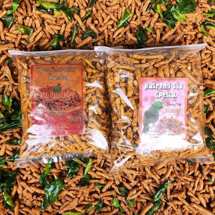 

STOK TERBATAS 1kg basreng stik pedas daun jeruk Snacks Food