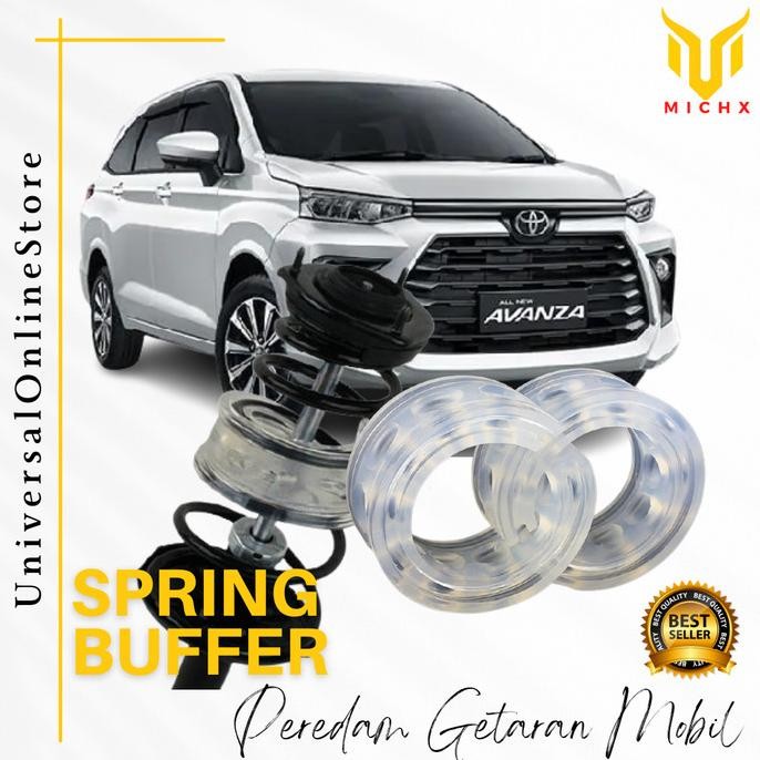 Paket Spring Buffer Mobil Avanza Veloz 2022++ Depan Belakang Berkualitas