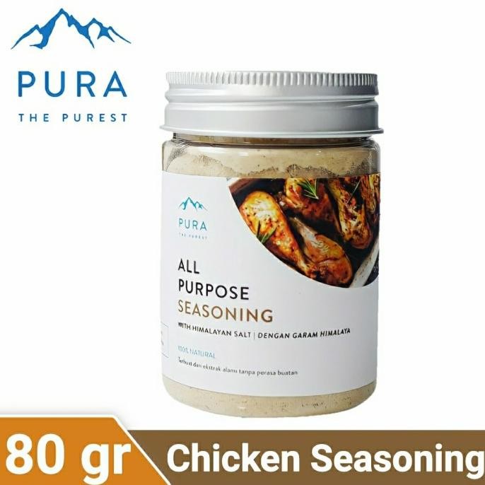 

READY PURA SEASONING CHICKEN (AYAM) WITH HIMALAYAN SALT - 80 GRAM