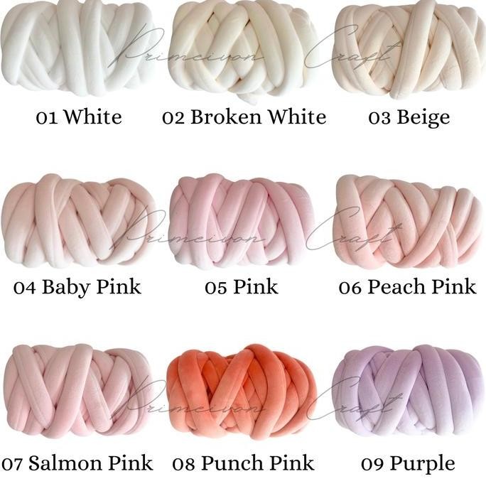

TERBARU - Benang rajut CHUNKY VELVET yarn CVT1