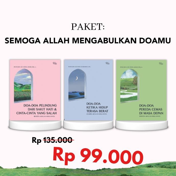 Sale Paket Semoga Allah Mengabulkan Doamu (Berisi 3 Buku Doa Sesuai Quran Dan Sunnah)  By Alvi Ardhi