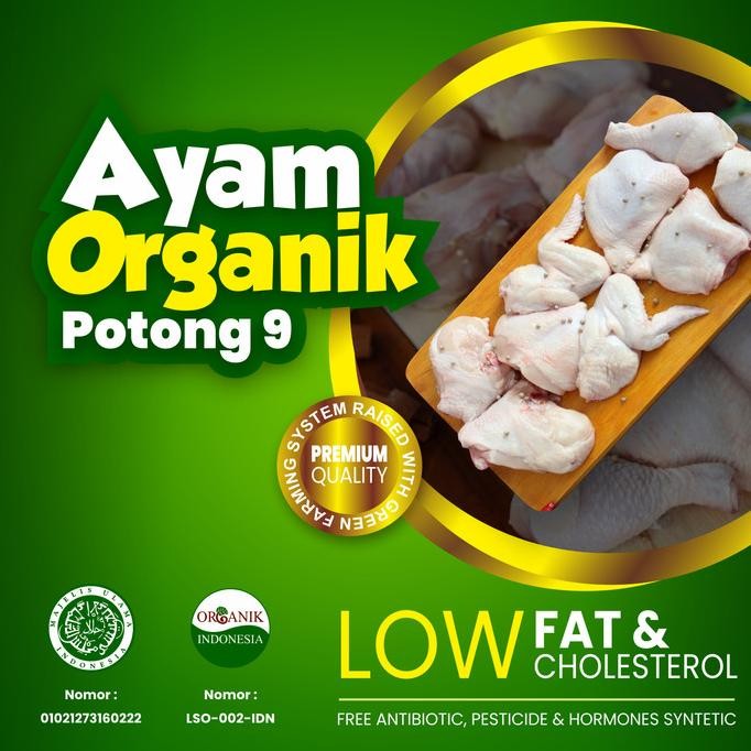 

READY AYAM ORGANIK BERKAH CHICKEN 800-900GR