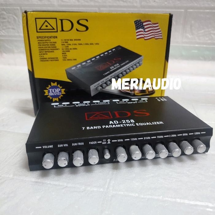 Pream Parametrik Ads Ad 258 Pream Equalizer