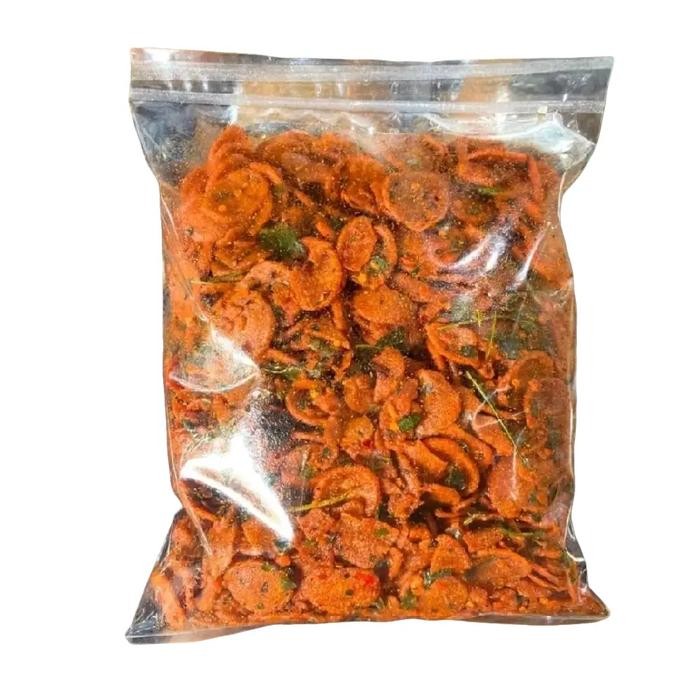 

NEW Sosis Goreng Crispy Bumbu Pedas Jeruk 1kg - Snacks Tepung Tapioka Ayam - Food, Keripik