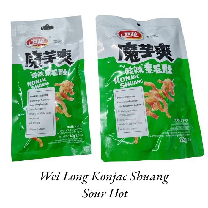 

SALE WEILONG KONJAC SHUANG SOUR & HOT Makanan Ringan Asam Pedas