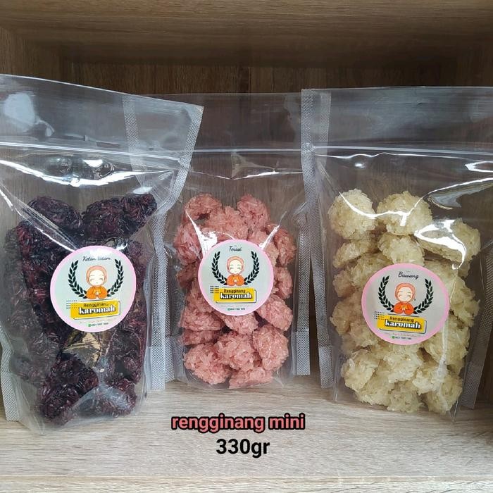 

BIG SALE Ranginang / rengginang mini / endul mentah 330gram karomah khas bandung makanan tradisional