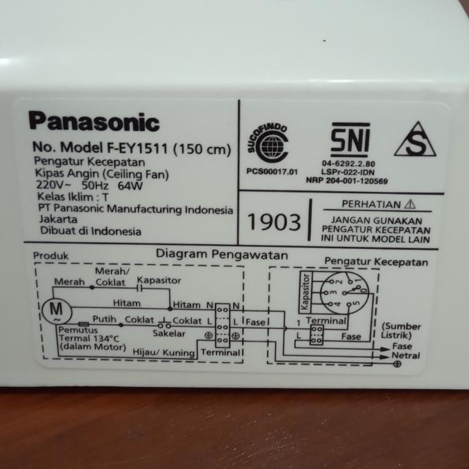 Sale Regulator Speed Switch Ceiling Fan Panasonic Kdk