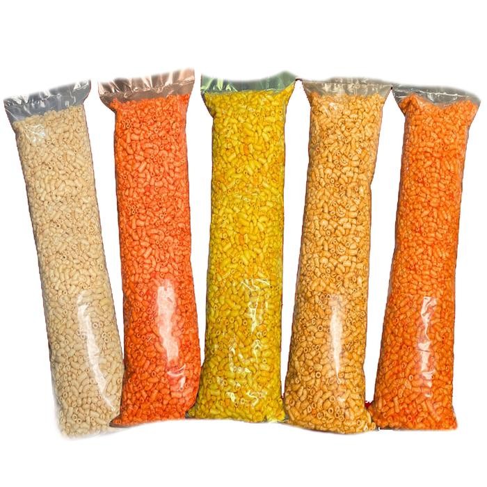 

NEW Makaroni Bantet 1 Kg Aneka Rasa Jagung Manis Balado Barbeque Pedas Daun Jeruk Asin Makanan