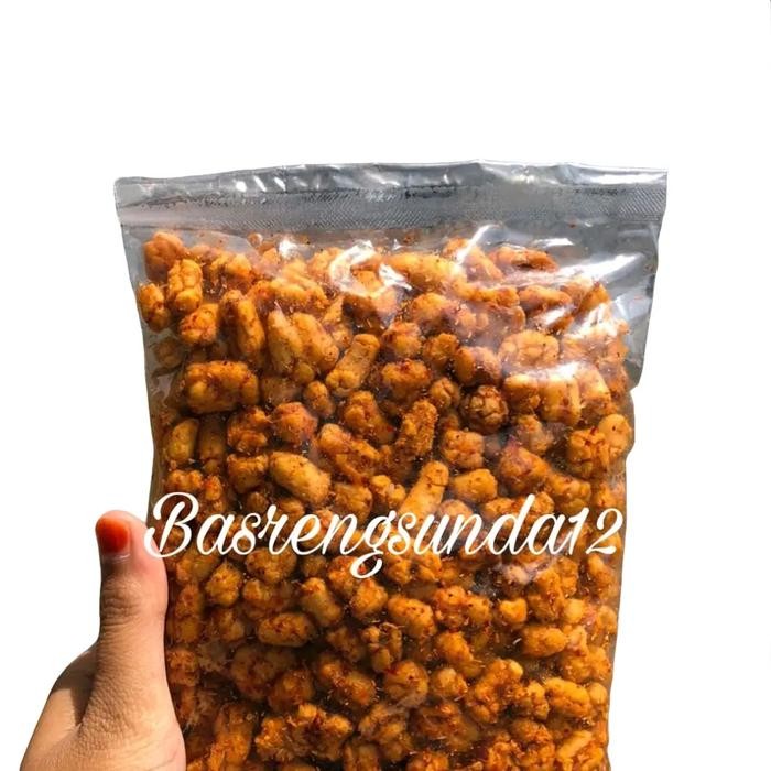 

PRODUK TERBATAS Pilus Cikur pedas daun jeruk isi 500g Instan Jeruk Cemilan Food Crispy Snacks