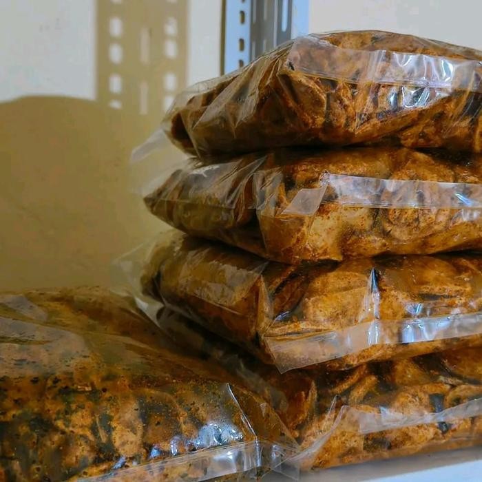 

OBRAL PROMO Basreng Koin 1 Kg Pedas Daun Jeruk Cemilan Pedas Food Snacks Goreng Keripik