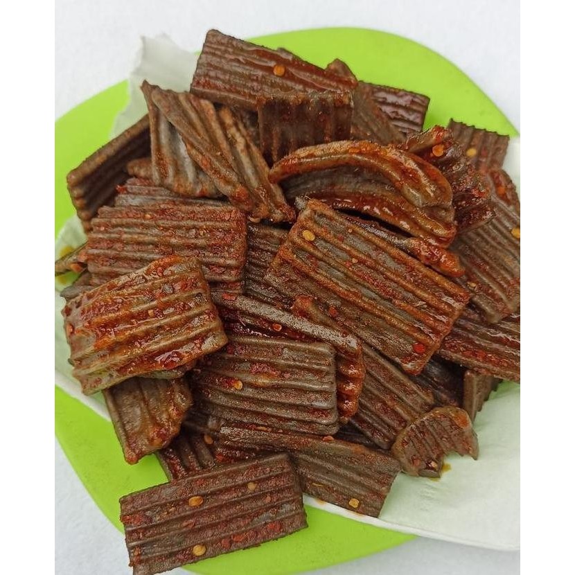 

MURAH kerupuk jengkol pedas daun jeruk isi 1kg Cemilan Food Snack Organik Bebas gula Alami Tapioka