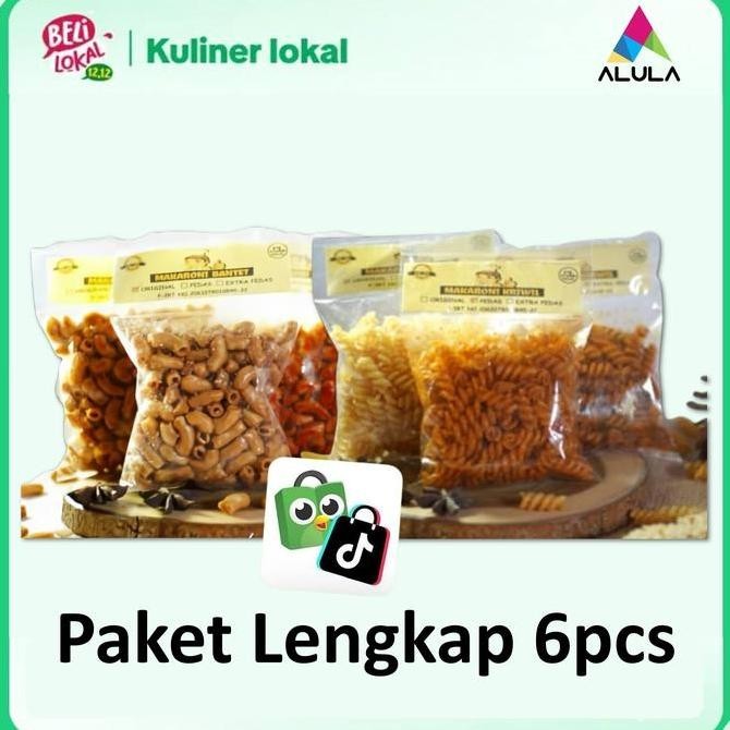 

NEW PAKET LENGKAP 6pcs] Makaroni Bantet Tasikmalaya 60gr Pedas Food nUg