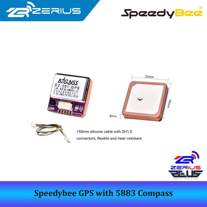 Speedybee Bzgnss Bz-251 Gps Module With Compass Module 5833