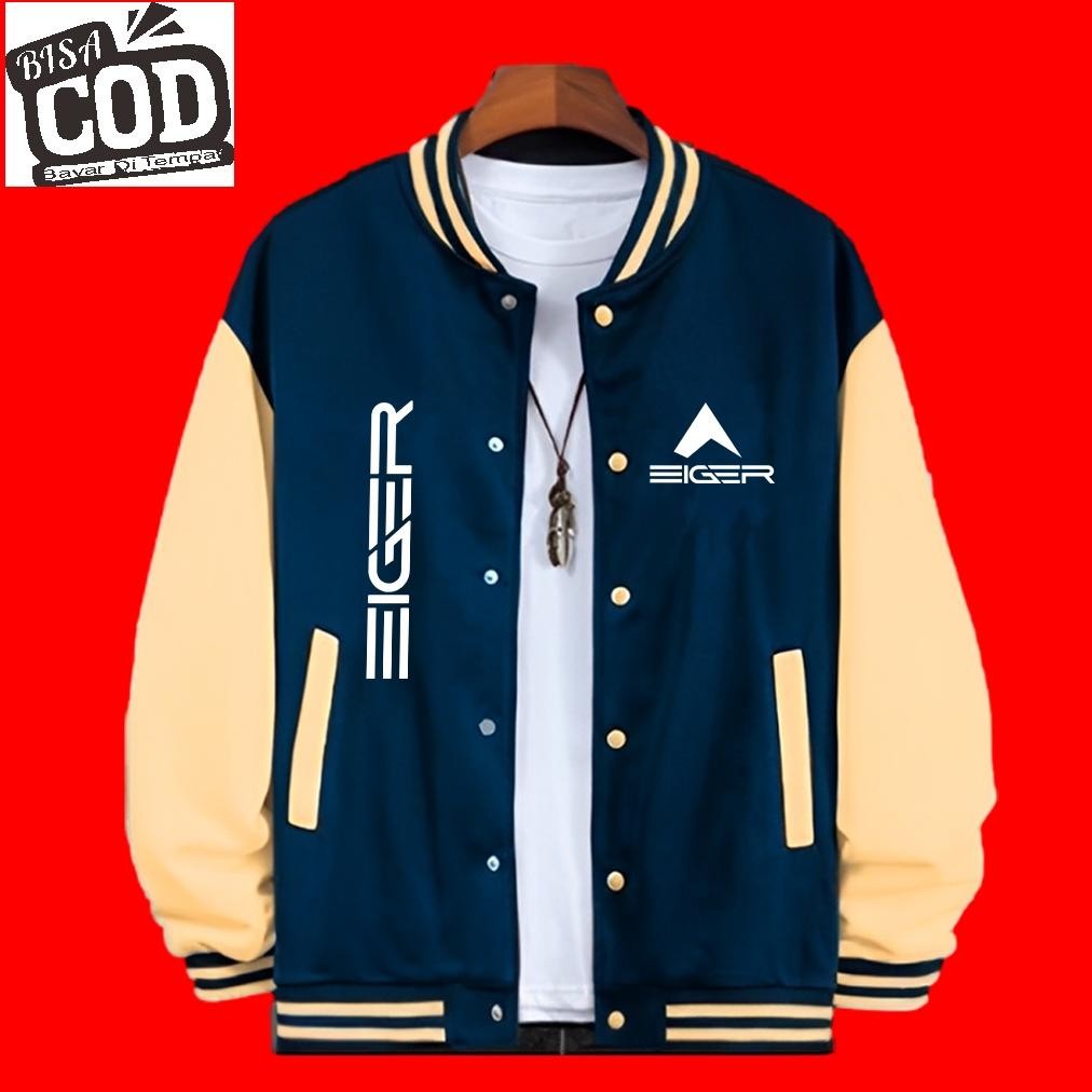 Jaket Baseball Kancing 1999 Text Putih Quality Premium / Baseball Distro Pria Wanita / Sweater Murah