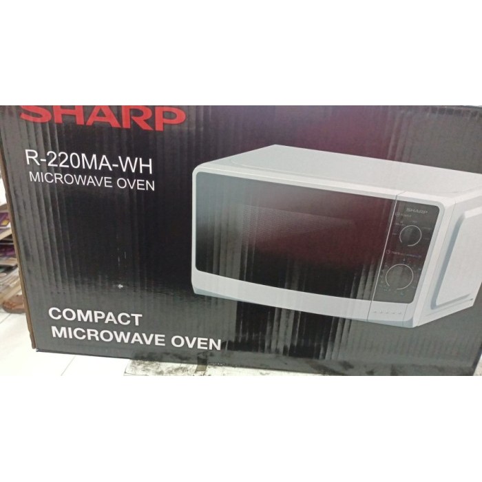 CROWAVE OVEN 20 LITER R 220MA WH R220 MA -WH R-220 MA R 220 MA